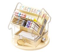 Large Capacity Makeup Organizer - Multi-Compartment Tree-Shaped, Rotating V | Sturdy Acrylic Construction With 360-Degree spining Turntable Base, Tiered Branch Design Adjustable Shelf Slots For Perfumes