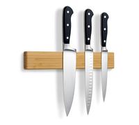 LARHN Porte Couteaux Aimanté en Bambou - 30 cm