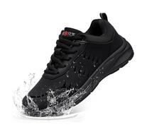 LARNMERN Chaussures Antidérapantes Homme Femme Chaussure de Cuisine Impermeable Travail Baskets de Chef Baskets Fitness Coussin d'air Enfiler Légères Gym Outdoor 36EU-47EU