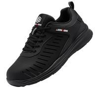LARNMERN Chaussures de Sécurité Hommes Femme Anti-Piercing | Baskets de Sécurité Embout en Acier Réfléchissant Chaussure de Travail Légere Respirant