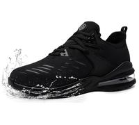 LARNMERN PLUS Chaussures de Sécurité Imperméable Antidérapant SRC Basket de Sécurité Homme Femme Légère Mi-Mollet Chaussures de Travail Confortable Facile à Laver Amortissement 36~47EU