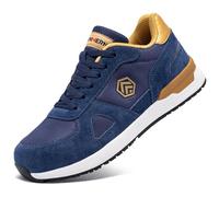 LARNMERN PRO Chaussures de Sécurité Hommes Femmes Léger 36-49EU | Basket Securite Femmes SRC ESD Antidérapante Sportives Confortables Embout en Acier Respirantes Basket de Travail