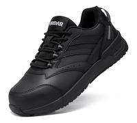 LARNMERN PRO Chaussures de Sécurité Hommes Femmes Léger 36-49EU | Basket Securite Femmes SRC ESD Antidérapante Sportives Confortables Embout en Acier Respirantes Basket de Travail