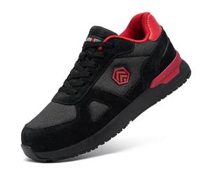 LARNMERN PRO Chaussures de Sécurité Hommes Femmes Léger 36-49EU | Basket Securite Femmes SRC ESD Antidérapante Sportives Confortables Embout en Acier Respirantes Basket de Travail