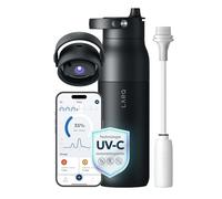 LARQ PureVis 2 Bouteille d'Eau Intelligente avec Filtre - Auto-Nettoyante UV, Suivi d'Hydratation via App, Acier Inoxydable Isolé - Garantie 2 Ans - 680ml