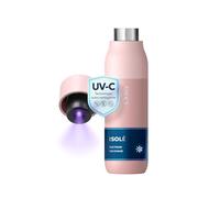 LARQ PureVis Gourde Thermique Autonettoyante avec Purificateur d'Eau UV-C - Acier Inoxydable - 100% Étanche - Garde le Froid 24h et le Chaud 12h - Design Primé, 500ml, Himalayan Pink