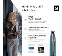 LARS NYSØM Bouteille en acier inoxydable | Bouteille isolée sans BPA | Bouteille d'eau anti-déversement pour le sport, le vélo, le chien, le bébé, les enfants 1000ml Niagara