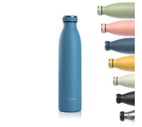 LARS NYSØM Bouteille en acier inoxydable | Bouteille isotherme sans BPA | Bouteille d'eau anti-déversement pour le sport, le vélo, le chien, le bébé, les enfants 750ml Niagara
