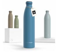 LARS NYSØM Bouteille en acier inoxydable | Bouteille isolée sans BPA | Bouteille d'eau anti-déversement pour le sport, le vélo, le chien, le bébé, les enfants 1000ml Niagara