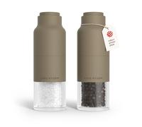 LARS NYSØM Moulin a Poivre et Sel Manuel - Moulin Salieres et Poivrieres | Set de Moulins à Épices Manuel - Forme de Bouteille - Moulin Sel Poivre en Acier Inoxydable - Moulin Réglable Fin à Grossier