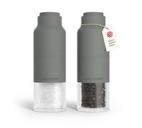 LARS NYSØM Moulin a Poivre et Sel Manuel - Moulin Salieres et Poivrieres | Set de Moulins à Épices Manuel - Forme de Bouteille - Moulin Sel Poivre en Acier Inoxydable - Moulin Réglable Fin à Grossier