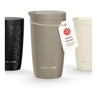LARS NYSØM Mug Isotherme à Emporter 350 ml - Tasse Thermique Étanchede Mug | Mug Isotherme Cafe to-go avec Couvercle à Pression Rapide - 4h Chaude et 8h Froide - Gobelet de Voyage en Acier Inoxydable