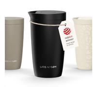 LARS NYSØM Mug Isotherme à Emporter 350 ml - Tasse Thermique Étanchede Mug | Mug Isotherme Cafe to-go avec Couvercle à Pression Rapide - 4h Chaude et 8h Froide - Gobelet de Voyage en Acier Inoxydable