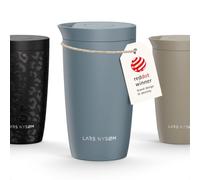 LARS NYSØM Mug Isotherme à Emporter 350 ml - Tasse Thermique Étanchede Mug | Mug Isotherme Cafe to-go avec Couvercle à Pression Rapide - 4h Chaude et 8h Froide - Gobelet de Voyage en Acier Inoxydable