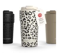 LARS NYSØM Mug Isotherme Cafe 500ml - Mug de Voyage - Tasse Isotherme Café | Thermo Coffee Mug to go - 4h chaudes et 8h froides - Mug Isotherme pour Cafe de voyage - Tasse Thermique en Acier Inoxydable