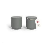 LARS NYSØM Salière et Poivrière en Acier Inoxydable Salieres et Poivrieres | Salière et Poivrière de Table - au Design Moderne et Minimaliste - Recharge Facile - Durable Petite Poivriere et Saliere