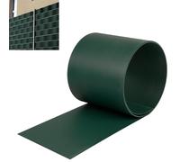 LARS360 Lot de 10 bandes brise-vue en PVC rigide - Brise-vue - Clôture à double fil - Pour clôture de jardin et balcon - 2,5 m x 19 cm - Vert