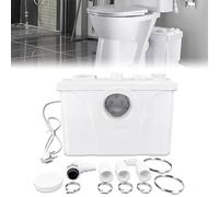 LARS360 Pompe de levage - 700 W - 180 l/min - Pompe domestique avec clapet anti-retour intégré - Pompe de relevage pour cuisine et WC