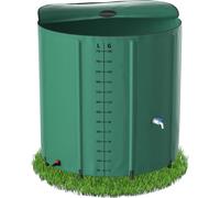 LARS360 Tonneau de pluie pliable de 750 litres, tonneau pour eau de pluie, réservoir d'eau de pluie, stable aux UV & résistant aux intempéries, avec protection anti-débordement & graduation latérale,