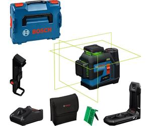 Laser 3 plans GLL 12V-100-33 CG - BOSCH - avec 1 baterie 12V 2.0Ah - chargeur - accessoire -LBoxx - 0601065401