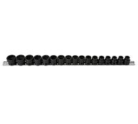Laser 6486 Low Profile Impact Socket Set 1/2" D 17pc