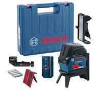 LASER COMBINÉ GCL 2-50 + support RM1 + support BM 3 + cellule de réception laser LR6 + 3x piles 1,5 V LR6 (AA)