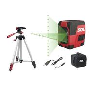 Laser croix - SKIL - laser vert - auto-nivelant - portée 20 m - batterie Li-Ion - micro-USB - trépied inclus - 1911 DA