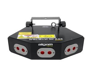 Laser d'animation - ALGA MARIS - SPECTRUMSIXRGB - 6 faisceaux 260 mW - Balayage grand angle - RGB