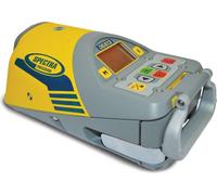 Laser de construction de canalisation SpectraPrecision DG613, portée jusqu'à 150m, mode d'alignement, y compris télécommande radio / IR RC803, support de cible, plaque de caniveau, batterie, chargeur