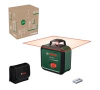 Laser de nivellement PLL 360-1 Bosch (laser plan 360° auto-nivelé, précision ±0,4 mm/m, portée 12 m, mode incliné pour pente, dans boîte en carton commerce en ligne)