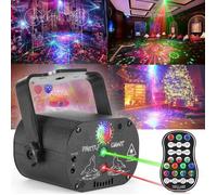 Laser Eclairage DJ Lampe de ScèneJeu de Lumiere Soiré Projecteur R & G Telecommande pour danser l'anniversaire de Thanksgiving KTV
