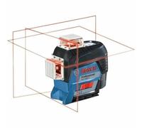Laser ligne 12V GLL 3 80 C + 1 batterie GBA 2Ah + chargeur + coffret L BOXX BOSCH 0601063R02