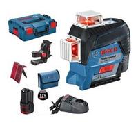 Laser ligne 12V GLL 3-80 C + 1 batterie GBA 2Ah + chargeur + coffret L-BOXX - BOSCH - 0601063R02 G