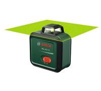Laser Lignes Bosch PLL 360-1 G, Diode Laser Verte, Portée 30m, Batterie Li-ion, Chargeur USB-C