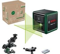 Laser Lignes Bosch Quigo Green, Portée 8m, Précision 3mm, Avec Pince Universelle MM2 et Adaptation de Fixation