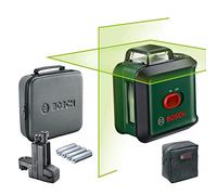 Laser lignes UniversalLevel 360 de Bosch avec pince universelle MM 3 (laser lignes vertical et horizontal avec laser à 360° pour un alignement dans toute la pièce)