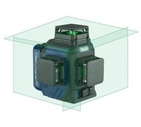Laser multi-lignes croisé avec lumière laser verte 1 ligne horizontale à 360° et deux lignes verticales à 360° Limit