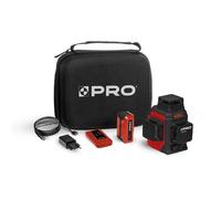 Laser multilignes - PRO - AQ3DR - Trois plans 360° - Mode pulsé 50 m (détecteur) - Auto-nivellement ±1 mm/5 m