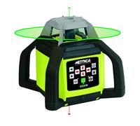 Laser rotatif automatique BRAVO HV4 GREEN à faisceau vert - METRICA - Portée Ø 500 m - Autonomie 35 h - IP66 - 61395