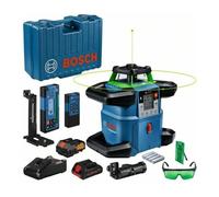 Laser rotatif Bosch Professional GRL 650 CHVG avec batterie, piles, cellule, lunettes, supports, platine, en coffret - 0601061V00