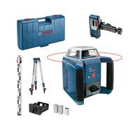 Laser rotatif rouge GRL 400 H + Mire GR 2400 + Trépied BT 152 BOSCH