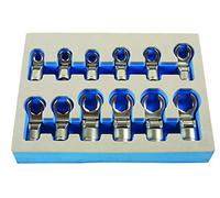 Laser Tools-flexible corbeaux Pied de clés 3/8 D 12pc-7165