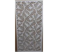 LaserKris - Grille décorative pour radiateur ou armoire en panneau MDF perforé de 3 mm d'épaisseur (Différentes tailles) Motif MP2 (Blanc amorcé, 620 mm x 300 mm)