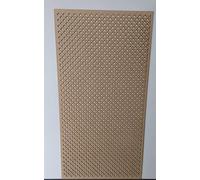 LaserKris Grille décorative pour radiateur - Panneau MDF perforé - 4 mm d'épaisseur - 1200 x 620 mm - Motif D7