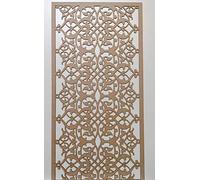 LaserKris Grille décorative pour radiateur - Panneau MDF perforé (4 x 2) E77M