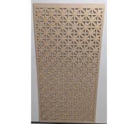 LaserKris Grille décorative pour radiateur - Panneau MDF perforé de 6 mm d'épaisseur (1200 x 620 mm) - Motif PT26