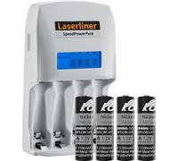 Laserliner Chargeur de Batterie sans Fil High Performance SpeedPowerPack avec Fonction de Rafraîchissement pour Une Autonomie Prolongée