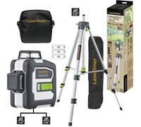 Laserliner CompactPlane-Laser 3G Set 150 Laser 3 dimensions avec sacoche avec trépied Portée (max.): 30 m