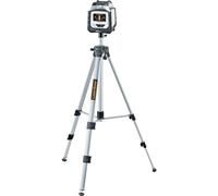 LASERLINER - Duraplane 360 Set 175 cm - Niveau Laser Hybride - Portée 120m diamètre - Lignes Rouges Horizontales - Orientation Automatique - Plans inclinés - Trépied 165cm - Mire télescopique 3m