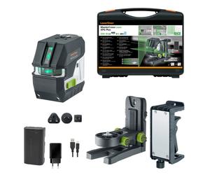 Laserliner MasterCross-Laser XPG Kit Laser À Croix Dans Un Coffret - 2 Lignes - Vert - 55 M - IP64